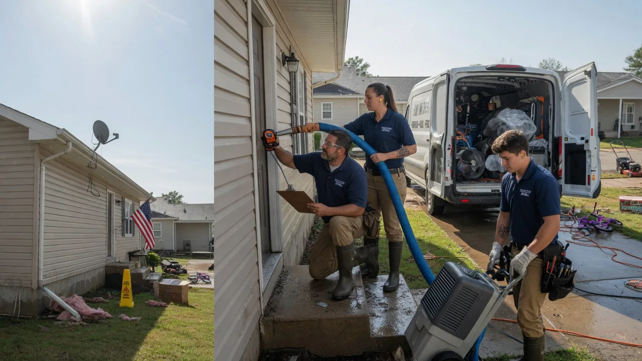 Ceiling Water Damage Restoration in Sherman, TX near me