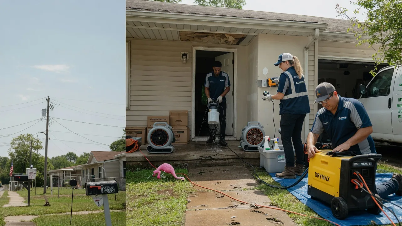 Storm Damage Water Removal in Sherman, TX near me